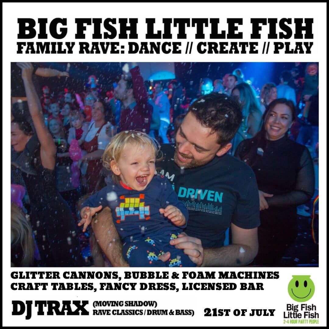 Let’s party at the pier! A family rave!!