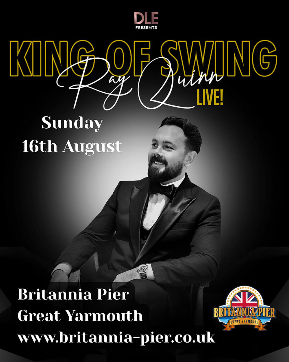 Ray Quinn-king Of Swing Live!