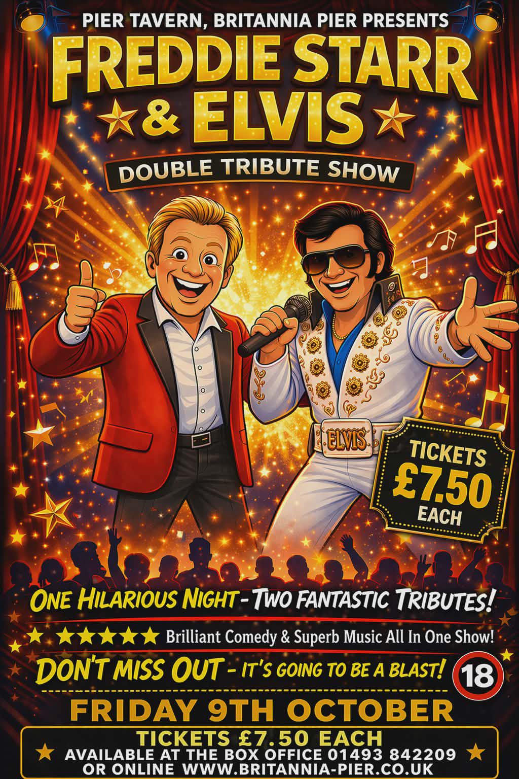 Double Tribute Night � Freddie Starr & Elvis